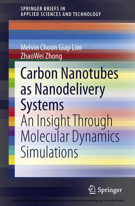 Lim / Zhong |  Carbon Nanotubes as Nanodelivery Systems | eBook | Sack Fachmedien