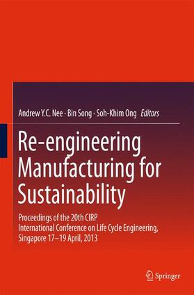 Nee / Ong / Song |  Re-engineering Manufacturing for Sustainability | Buch |  Sack Fachmedien