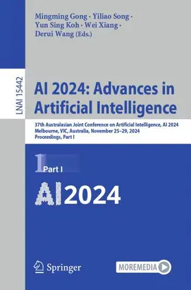 Gong / Song / Wang |  AI 2024: Advances in Artificial Intelligence | Buch |  Sack Fachmedien