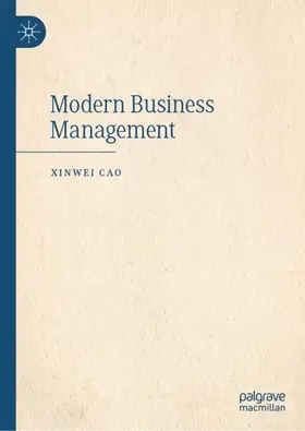 Cao |  Modern Business Management | Buch |  Sack Fachmedien