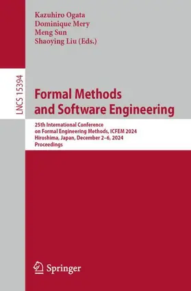 Ogata / Liu / Mery |  Formal Methods and Software Engineering | Buch |  Sack Fachmedien