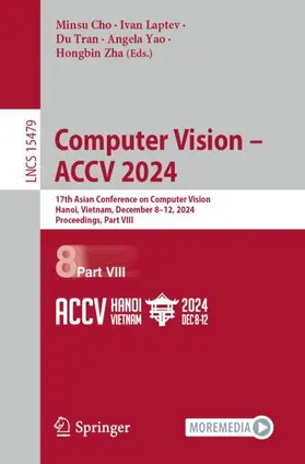 Cho / Laptev / Zha |  Computer Vision - ACCV 2024 | Buch |  Sack Fachmedien