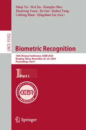 Yu / Jia / Shu | Biometric Recognition | E-Book | sack.de