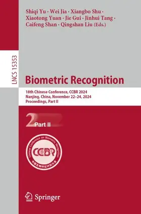 Yu / Jia / Shu |  Biometric Recognition | Buch |  Sack Fachmedien