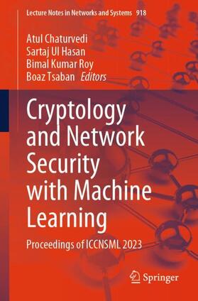 Chaturvedi / Tsaban / Hasan |  Cryptology and Network Security with Machine Learning | Buch |  Sack Fachmedien