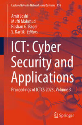 Joshi / Mahmud / Ragel |  ICT: Cyber Security and Applications | eBook | Sack Fachmedien