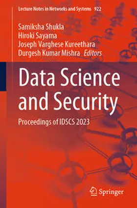 Shukla / Sayama / Kureethara |  Data Science and Security | eBook | Sack Fachmedien