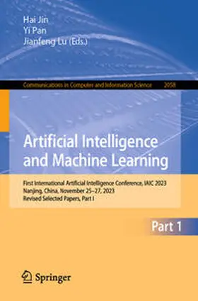 Jin / Pan / Lu |  Artificial Intelligence and Machine Learning | eBook | Sack Fachmedien