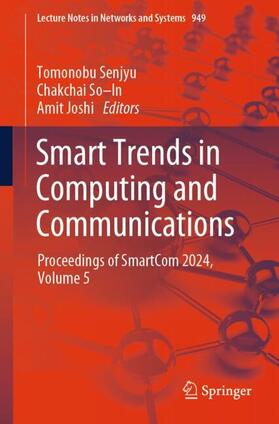 Senjyu / Joshi / So–In |  Smart Trends in Computing and Communications | Buch |  Sack Fachmedien