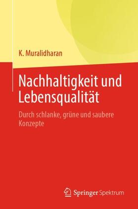 Muralidharan |  Nachhaltigkeit und Lebensqualität | Buch |  Sack Fachmedien