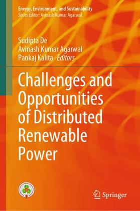 De / Kalita / Agarwal | Challenges and Opportunities of Distributed Renewable Power | Buch | 978-981-97-1405-6 | sack.de