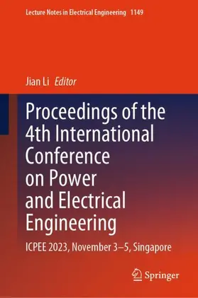 Li |  Proceedings of the 4th International Conference on Power and Electrical Engineering | Buch |  Sack Fachmedien