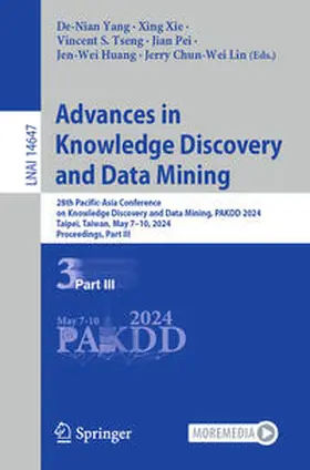 Yang / Xie / Tseng |  Advances in Knowledge Discovery and Data Mining | eBook | Sack Fachmedien