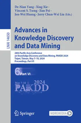 Yang / Xie / Tseng |  Advances in Knowledge Discovery and Data Mining | eBook | Sack Fachmedien