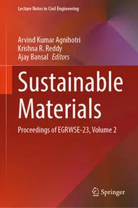 Agnihotri / Reddy / Bansal |  Sustainable Materials | eBook | Sack Fachmedien