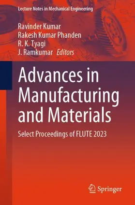 Kumar / Ramkumar / Phanden |  Advances in Manufacturing and Materials | Buch |  Sack Fachmedien