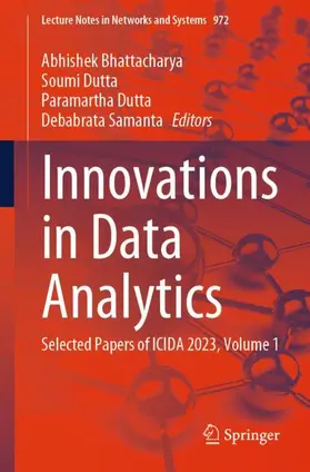 Bhattacharya / Samanta / Dutta |  Innovations in Data Analytics | Buch |  Sack Fachmedien