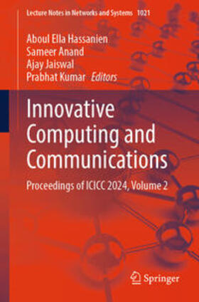 Hassanien / Anand / Jaiswal |  Innovative Computing and Communications | eBook | Sack Fachmedien