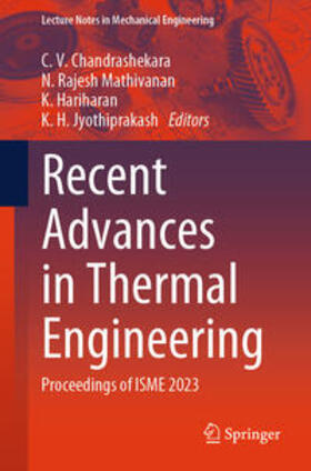 Chandrashekara / Mathivanan / Hariharan | Recent Advances in Thermal Engineering | E-Book | sack.de