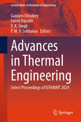 Choubey / Tripathi / Singh |  Advances in Thermal Engineering | eBook | Sack Fachmedien