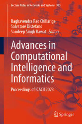 Chillarige / Distefano / Rawat |  Advances in Computational Intelligence and Informatics | eBook | Sack Fachmedien