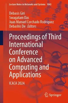 Giri / De / Das |  Proceedings of Third International Conference on Advanced Computing and Applications | Buch |  Sack Fachmedien