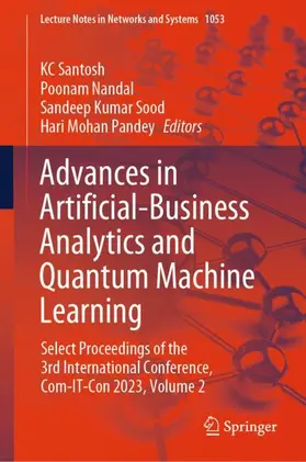 Santosh / Pandey / Nandal |  Advances in Artificial-Business Analytics and Quantum Machine Learning | Buch |  Sack Fachmedien