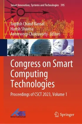 Bansal / Chakravorty / Sharma | Congress on Smart Computing Technologies | Buch | 978-981-97-5080-1 | sack.de