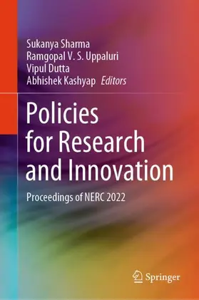 Sharma / Kashyap / Uppaluri |  Policies for Research and Innovation | Buch |  Sack Fachmedien