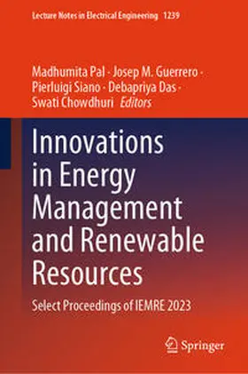 Pal / Guerrero / Siano |  Innovations in Energy Management and Renewable Resources | eBook | Sack Fachmedien