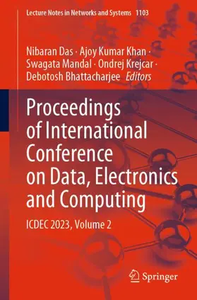 Das / Khan / Bhattacharjee |  Proceedings of International Conference on Data, Electronics and Computing | Buch |  Sack Fachmedien