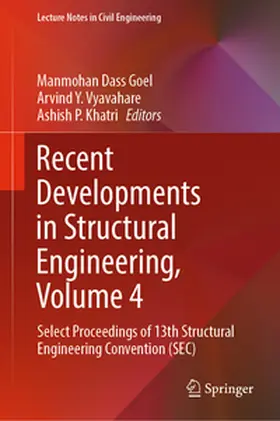 Goel / Vyavahare / Khatri |  Recent Developments in Structural Engineering, Volume 4 | eBook | Sack Fachmedien