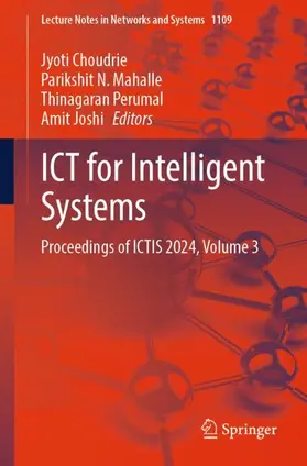 Choudrie / Joshi / Mahalle |  ICT for Intelligent Systems | Buch |  Sack Fachmedien