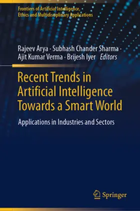 Arya / Sharma / Verma |  Recent Trends in Artificial Intelligence Towards a Smart World | eBook | Sack Fachmedien