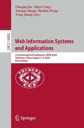 Jin / Yang / Zhang |  Web Information Systems and Applications | Buch |  Sack Fachmedien