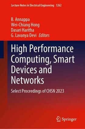 Annappa / Devi / Hong |  High Performance Computing, Smart Devices and Networks | Buch |  Sack Fachmedien