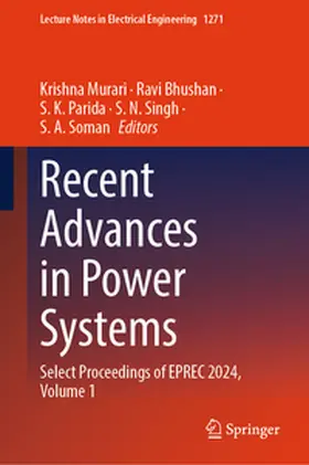 Murari / Bhushan / Parida |  Recent Advances in Power Systems | eBook | Sack Fachmedien