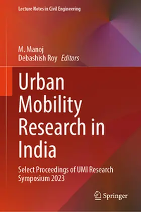 Manoj / Roy |  Urban Mobility Research in India | eBook | Sack Fachmedien