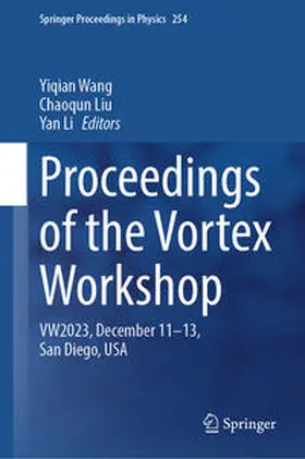 Wang / Liu / Li |  Proceedings of the Vortex Workshop | eBook | Sack Fachmedien