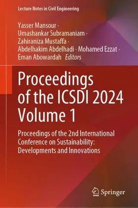 Mansour / Subramaniam / Mustaffa |  Proceedings of the ICSDI 2024 Volume 1 | Buch |  Sack Fachmedien