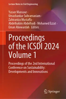 Mansour / Subramaniam / Mustaffa |  Proceedings of the ICSDI 2024 Volume 1 | eBook | Sack Fachmedien