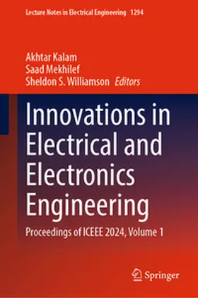 Kalam / Mekhilef / Williamson |  Innovations in Electrical and Electronics Engineering | eBook | Sack Fachmedien