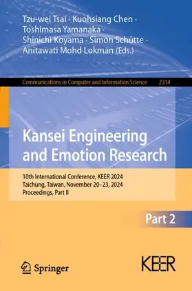 Tsai / Chen / Mohd Lokman | Kansei Engineering and Emotion Research | Buch | 978-981-97-9909-1 | sack.de