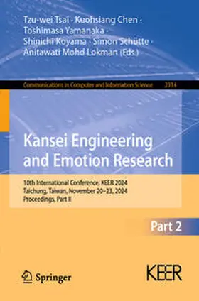 Tsai / Chen / Yamanaka |  Kansei Engineering and Emotion Research | eBook | Sack Fachmedien