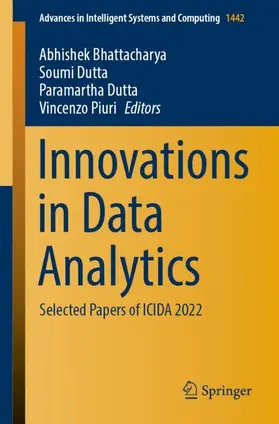 Bhattacharya / Piuri / Dutta |  Innovations in Data Analytics | Buch |  Sack Fachmedien