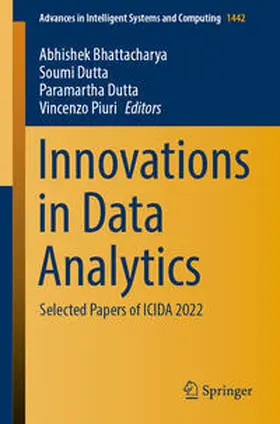 Bhattacharya / Dutta / Piuri |  Innovations in Data Analytics | eBook | Sack Fachmedien