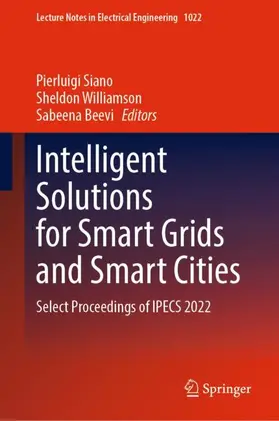 Siano / Beevi / Williamson |  Intelligent Solutions for Smart Grids and Smart Cities | Buch |  Sack Fachmedien