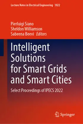 Siano / Williamson / Beevi |  Intelligent Solutions for Smart Grids and Smart Cities | eBook | Sack Fachmedien