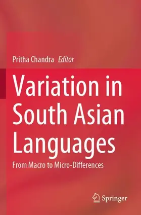 Chandra |  Variation in South Asian Languages | Buch |  Sack Fachmedien