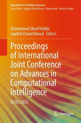 Bansal / Uddin |  Proceedings of International Joint Conference on Advances in Computational Intelligence | Buch |  Sack Fachmedien